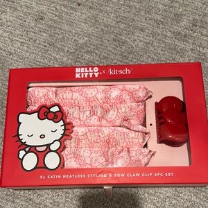 Hello Kitty x Kitsch Satin Styling Set